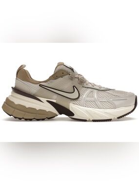Nike V2K Women’s Light Orewood Brown athletic Running Shoes SZ 8